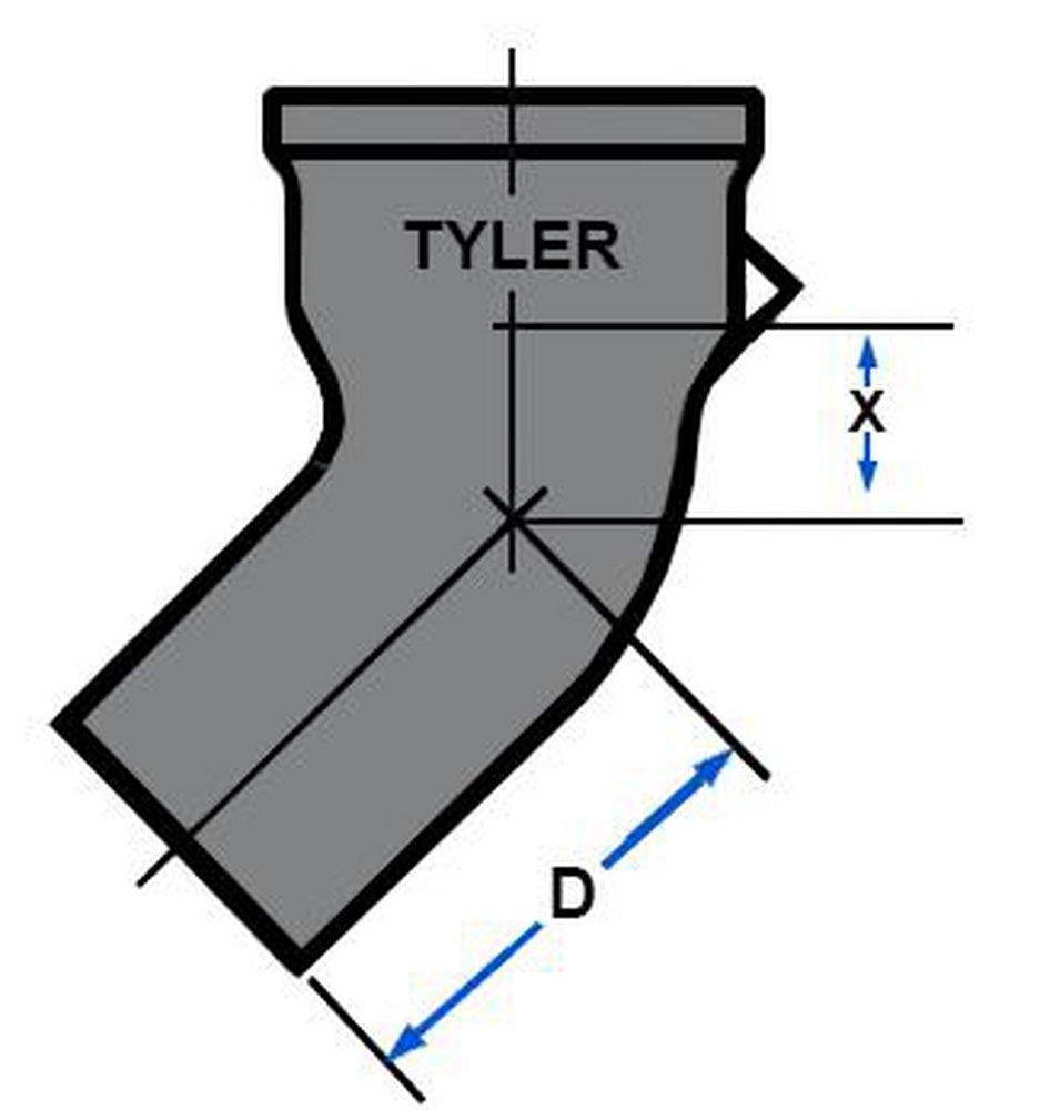4 SV EC CI 1/8 BEND 