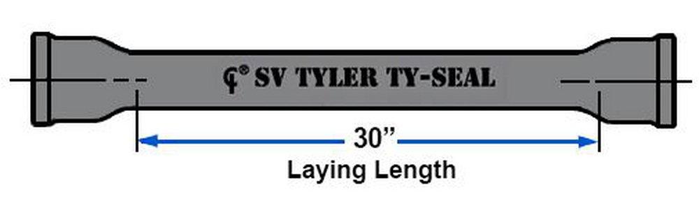 3X30 SV EC CI DH SHORTY SOIL PIPE 
