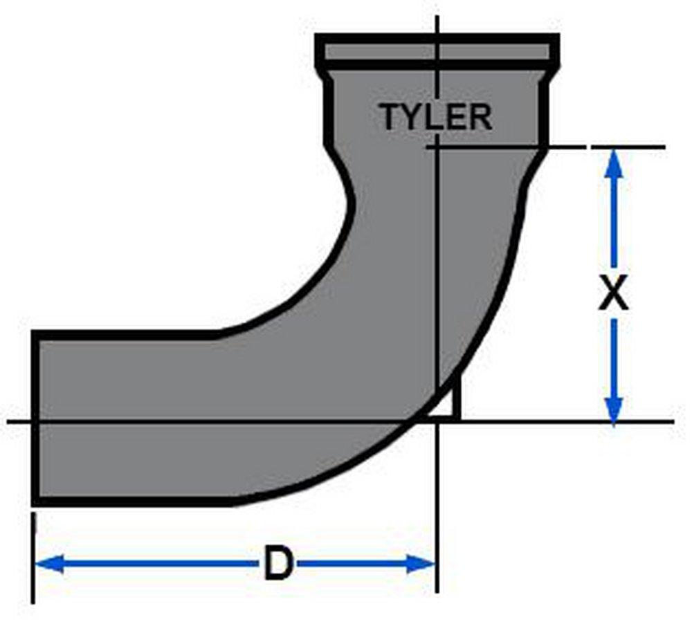 6 SV EC CI SHRT SWEEP BEND 