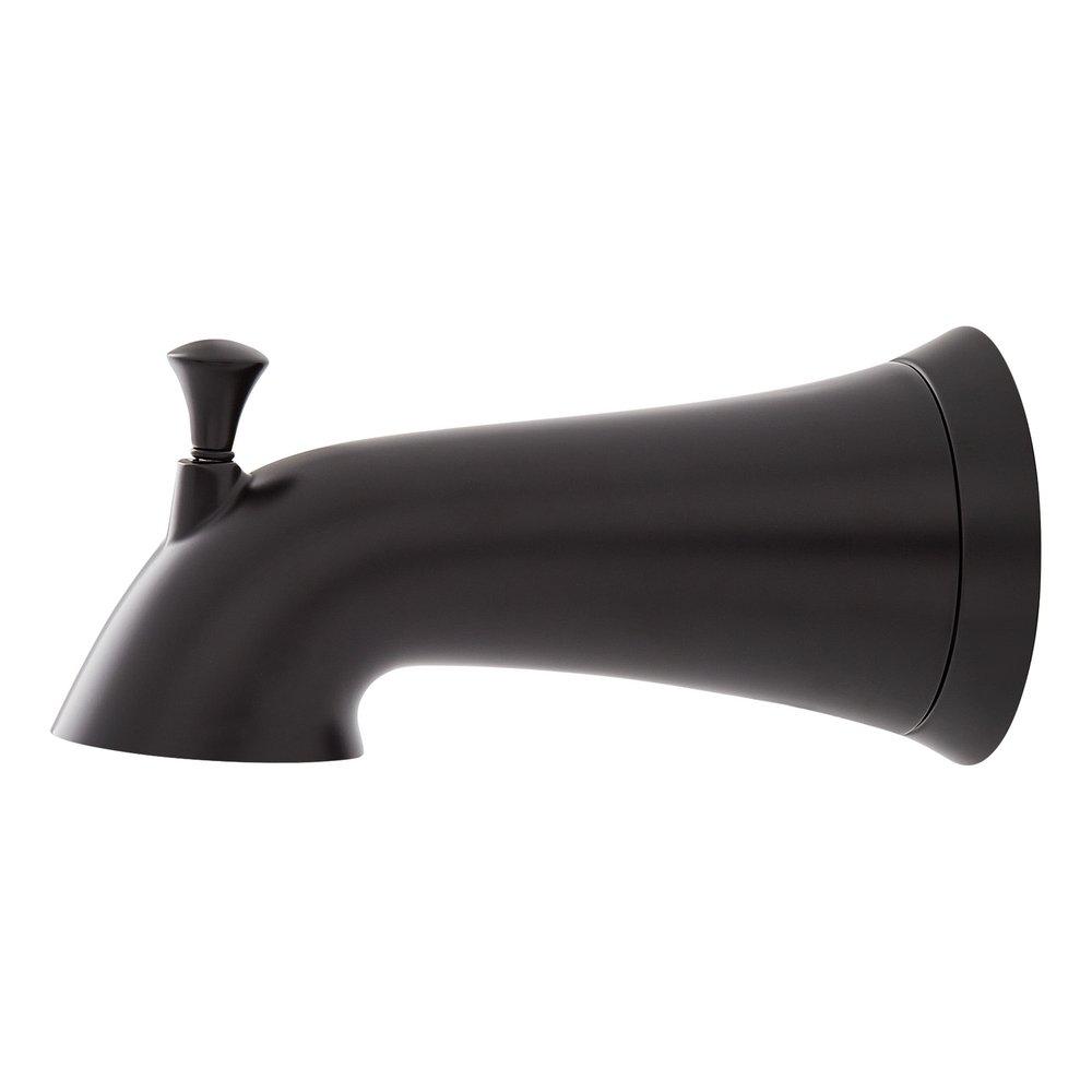 Signature Hardware Matte Black Diverter Tub Spout 