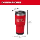 Milwaukee&reg; Red Metal Tumbler 