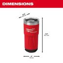 Milwaukee® Red Metal Tumbler 