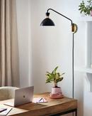 Lark&trade; Black 100W 1-Light 13-3/10 in. Wall Sconce 