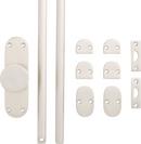 BRASS DOOR CREMONE BOLT BRUSHED NICKEL 