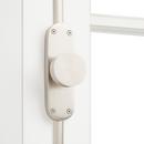 BRASS DOOR CREMONE BOLT BRUSHED NICKEL 