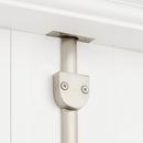 BRASS DOOR CREMONE BOLT BRUSHED NICKEL 