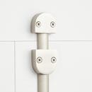 BRASS DOOR CREMONE BOLT BRUSHED NICKEL 