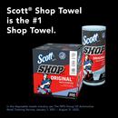 Scott® Blue 12 x 9 in. Shop Towel (Box of 200 Sheets, Case of 8 Boxes, Case of 1600 Towels) 