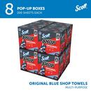 Kimberly-Clark Professional&trade; Blue 12 x 9 in. Shop Towel (Box of 200 Sheets, Case of 8 Boxes, Case of 1600 Towels) 