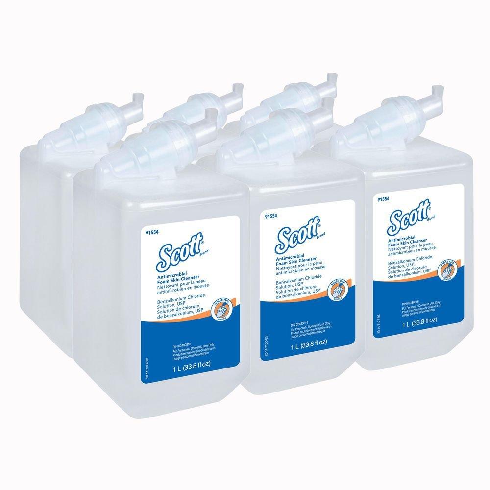 1L Antimicrobial Foam Skin Cleanser (Case of 6) 