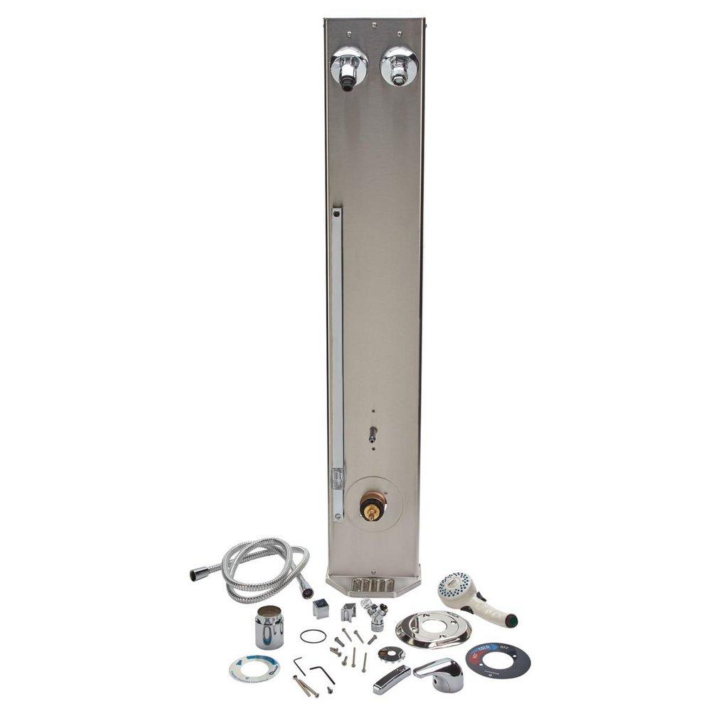 HYDROPANEL II MODULAR SHOWER SYSTEM FIXED SHOWER HEAD SOAP DISH GLIDE RAIL 