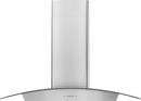 Ravenna 30 in. LED Wall Hood in Stainless Steel with Clear Glass 