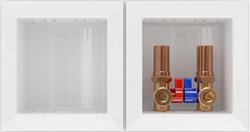 Quarter Turn 1/2 in. Copper Sweat Washing Machine Supply Box