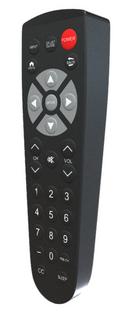 CR4 Full Function Remote for all LG, Samsung & RCA Commercial TVs in Black