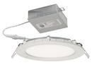 13W 1-Light 6" LED Flush Mount Ceiling Fixture in White