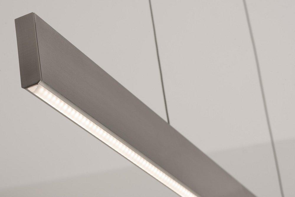 AFX Satin Nickel 23W 1-Light Integrated LED Pendant Light 