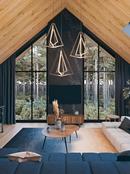 AFX Gold 36W 3-Light Integrated LED Pendant Light 