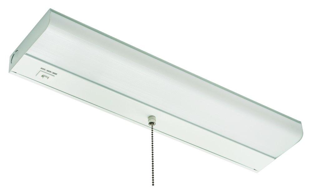 18in. LED Closet Light in White 
