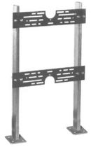 Single Chrome Plate Floor Mounting Urinal Carrier