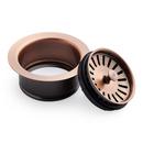 Signature Hardware Antique Copper Stainless Steel Plastic Disposer Flange 