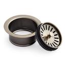 Signature Hardware Aged Brass Stainless Steel Plastic Disposer Flange 