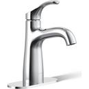 KOHLER Polished Chrome Single Handle Monoblock Bathroom Sink Faucet 