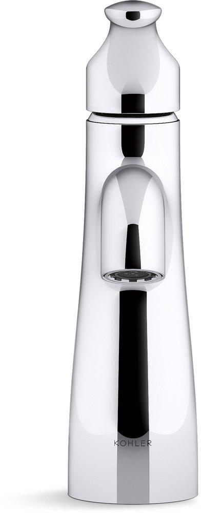 KOHLER Polished Chrome Single Handle Monoblock Bathroom Sink Faucet 