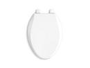 Elongated Closed-Front Toilet Seat with Soft Close and Quick Release 
