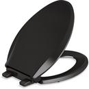 Elongated Closed Front Toilet Seat with Cover in Black Black™ 