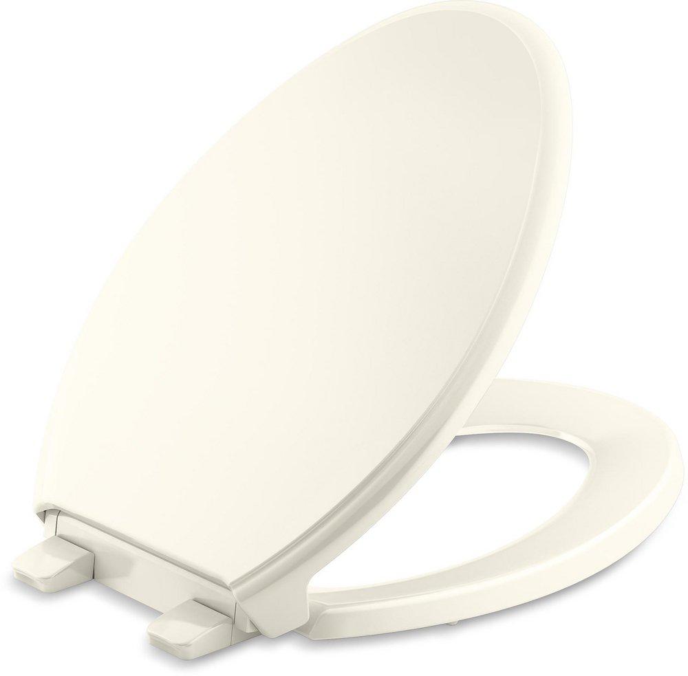 KOHLER Biscuit Elongated Closed Front Toilet Seat 