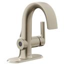 Single Handle Bathroom Sink Faucet in Brushed Nickel 