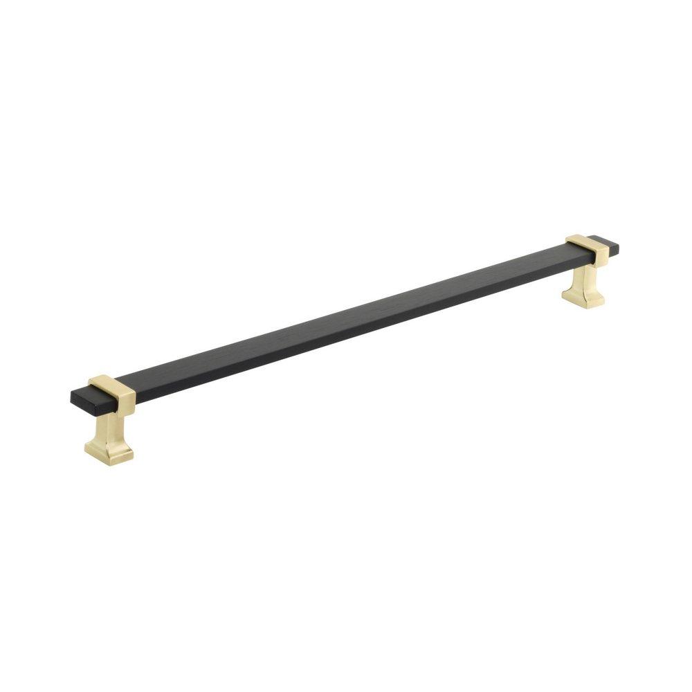 11-5/16 C-C BAR PULL BRUSHED MATTE BLACK/BRUSH GOLD *OVERTON 