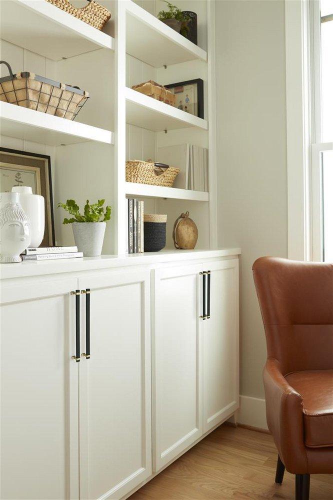 11-5/16 C-C BAR PULL BRUSHED MATTE BLACK/BRUSH GOLD *OVERTON 