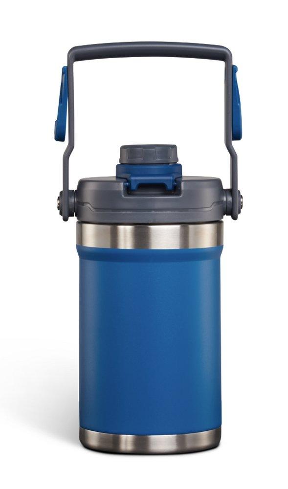 1/2 GALLON STAINLESS STEEL SPORTS JUG BLUE 