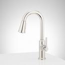 Signature Hardware Matte Black Single Handle Pull-Down Bar Faucet 