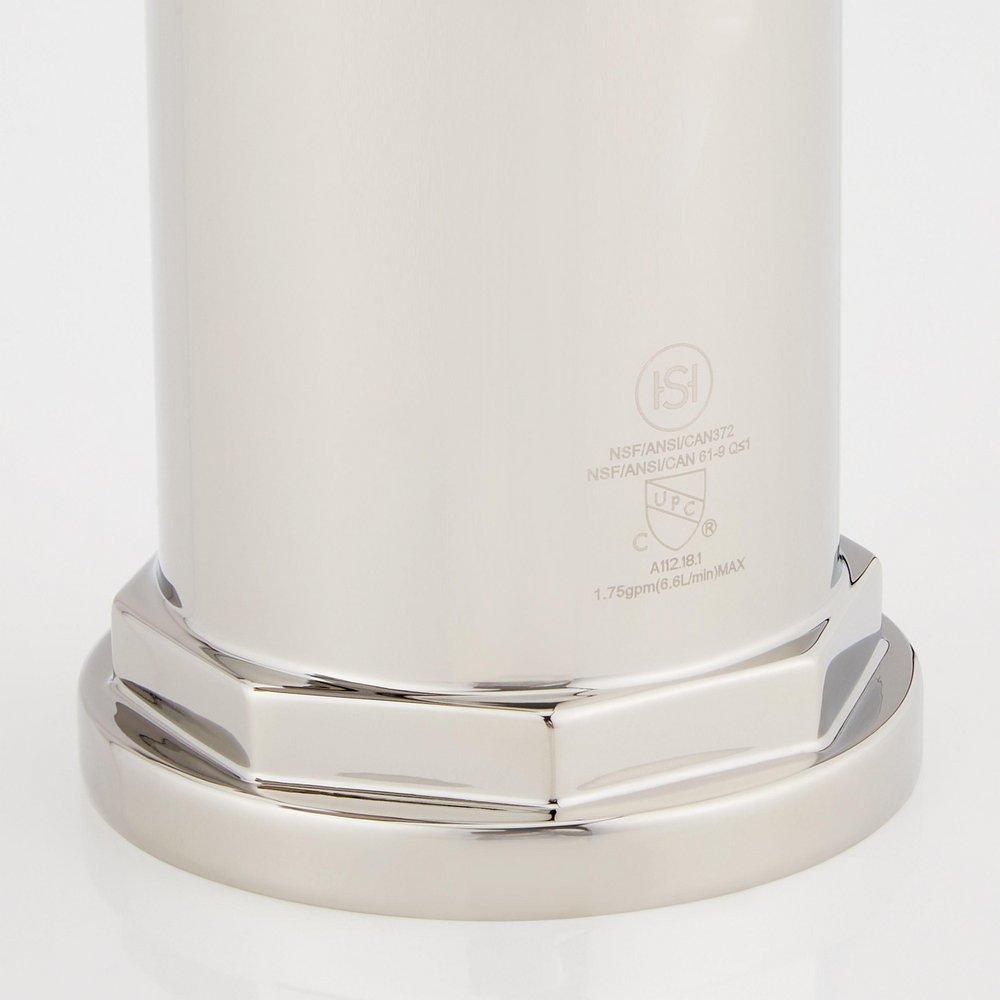 Signature Hardware Stainless Steel Single Handle Pull-Down Bar Faucet 