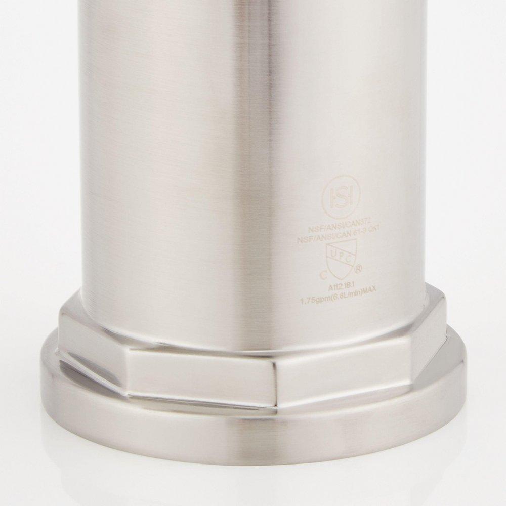 Signature Hardware Chrome Single Handle Pull-Down Bar Faucet 