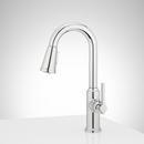 Signature Hardware Chrome Single Handle Pull-Down Bar Faucet 