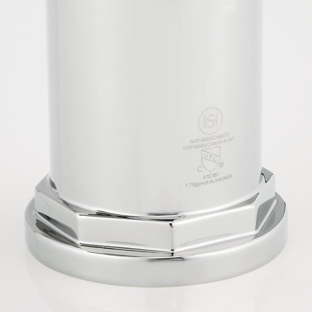 Signature Hardware Chrome Single Handle Pull-Down Bar Faucet 