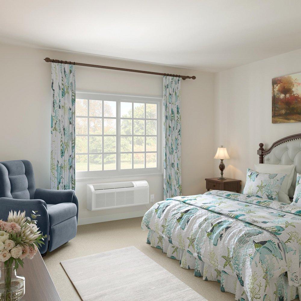 9k BTU PTAC Air Conditioner - 3.5 kW Electric Heat - 230/208 Volt - R-410A 