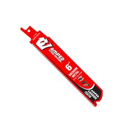 6 in. 10TPI AMPED&trade; Steel Demon&trade; Carbide Teeth Reciprocating Saw Blade for Medium Metal