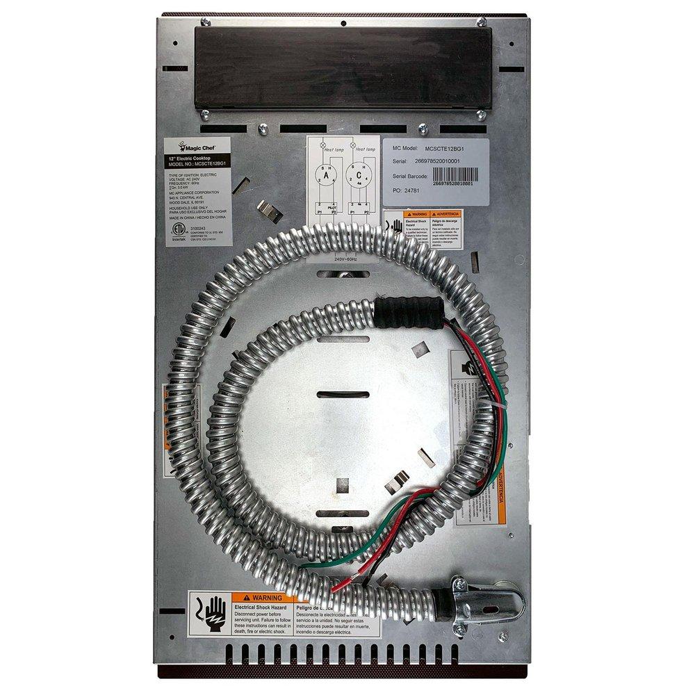 12 in. Electric Cooktop 