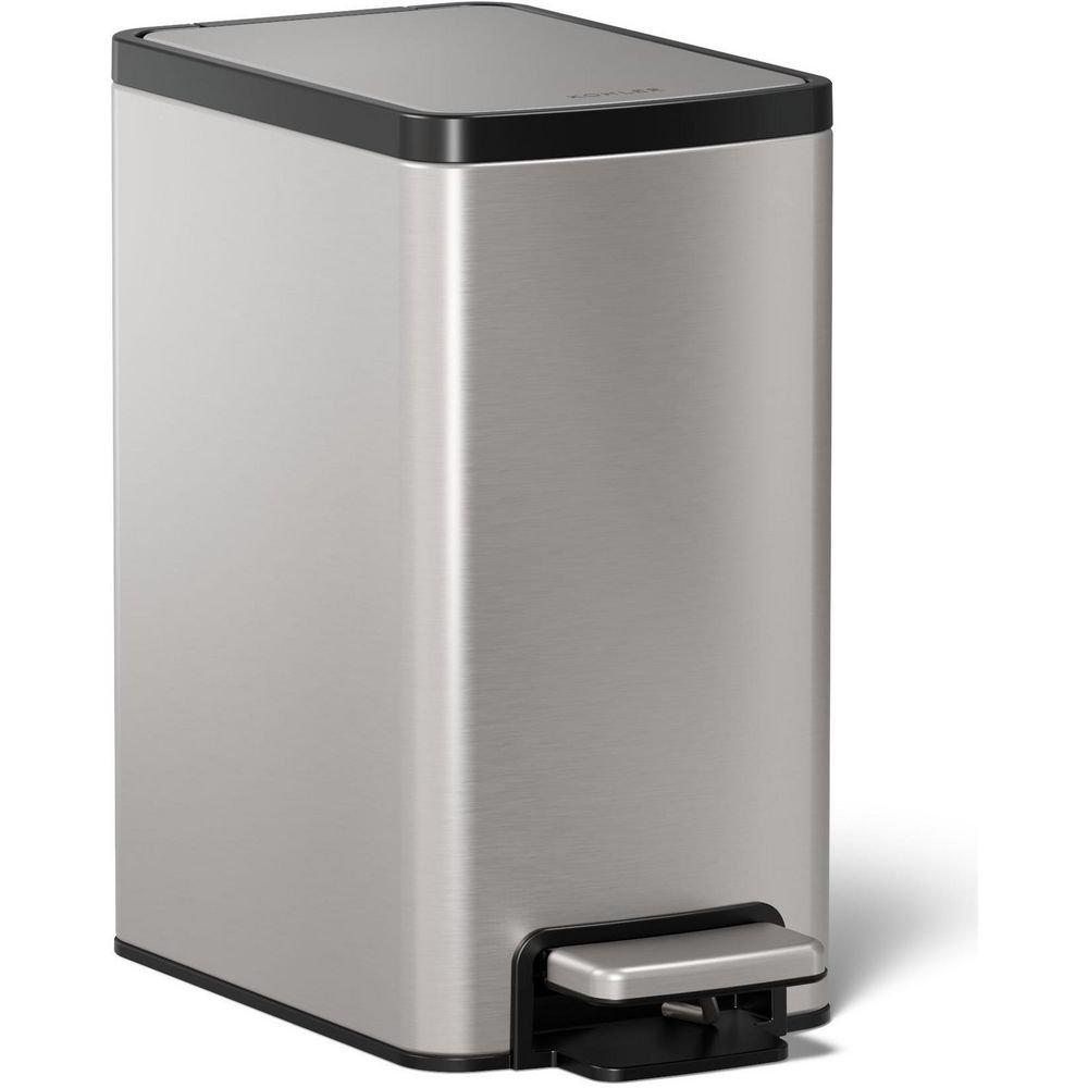 Stainless Steel Step Trash Can, 6 Liter 