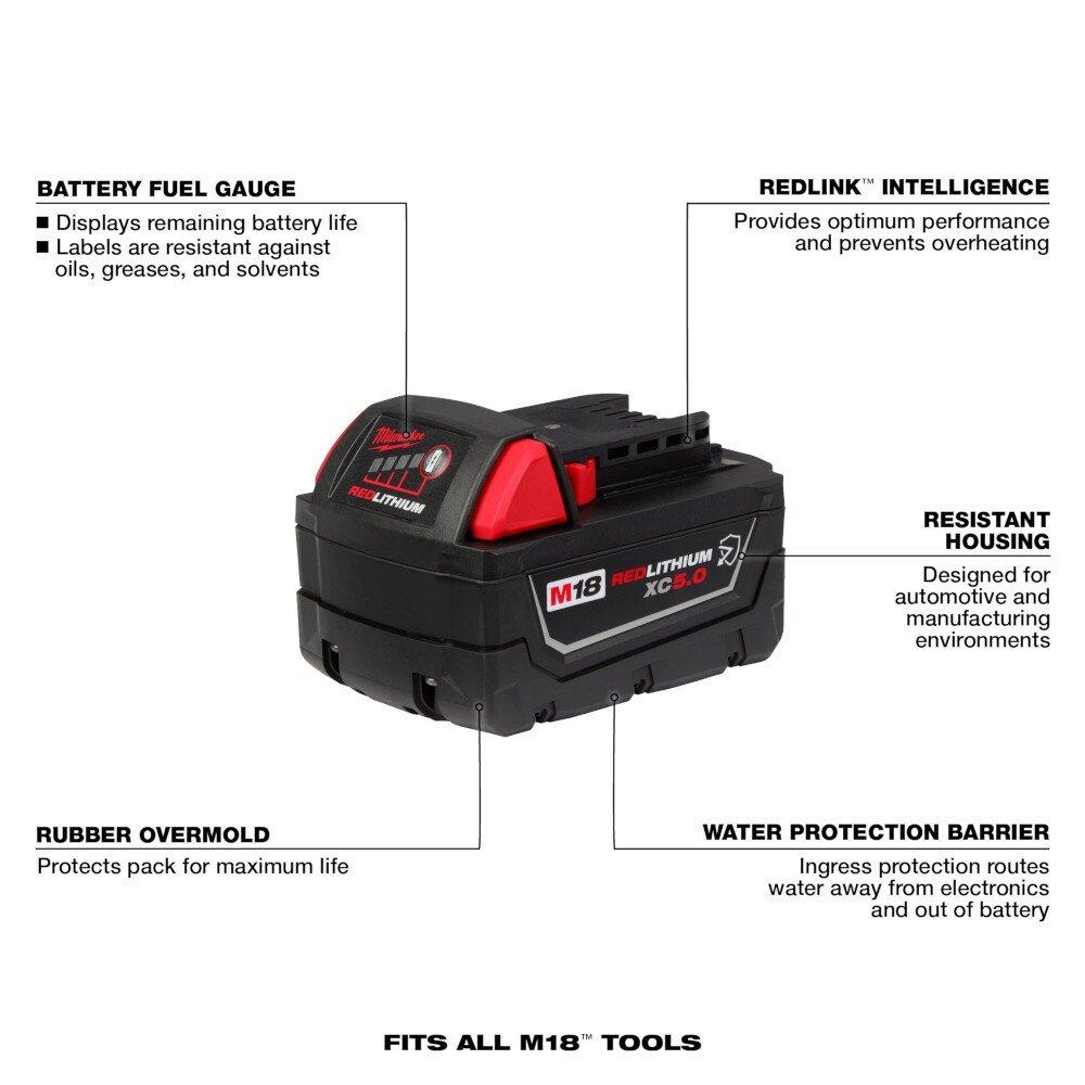 18V REDLITHIUM&trade; XC5.0 Resistant Battery 