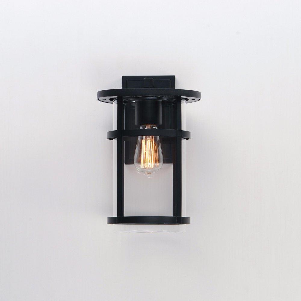 Maxim Lighting&reg; Black 60W 1-Light 14 in. Wall Sconce 