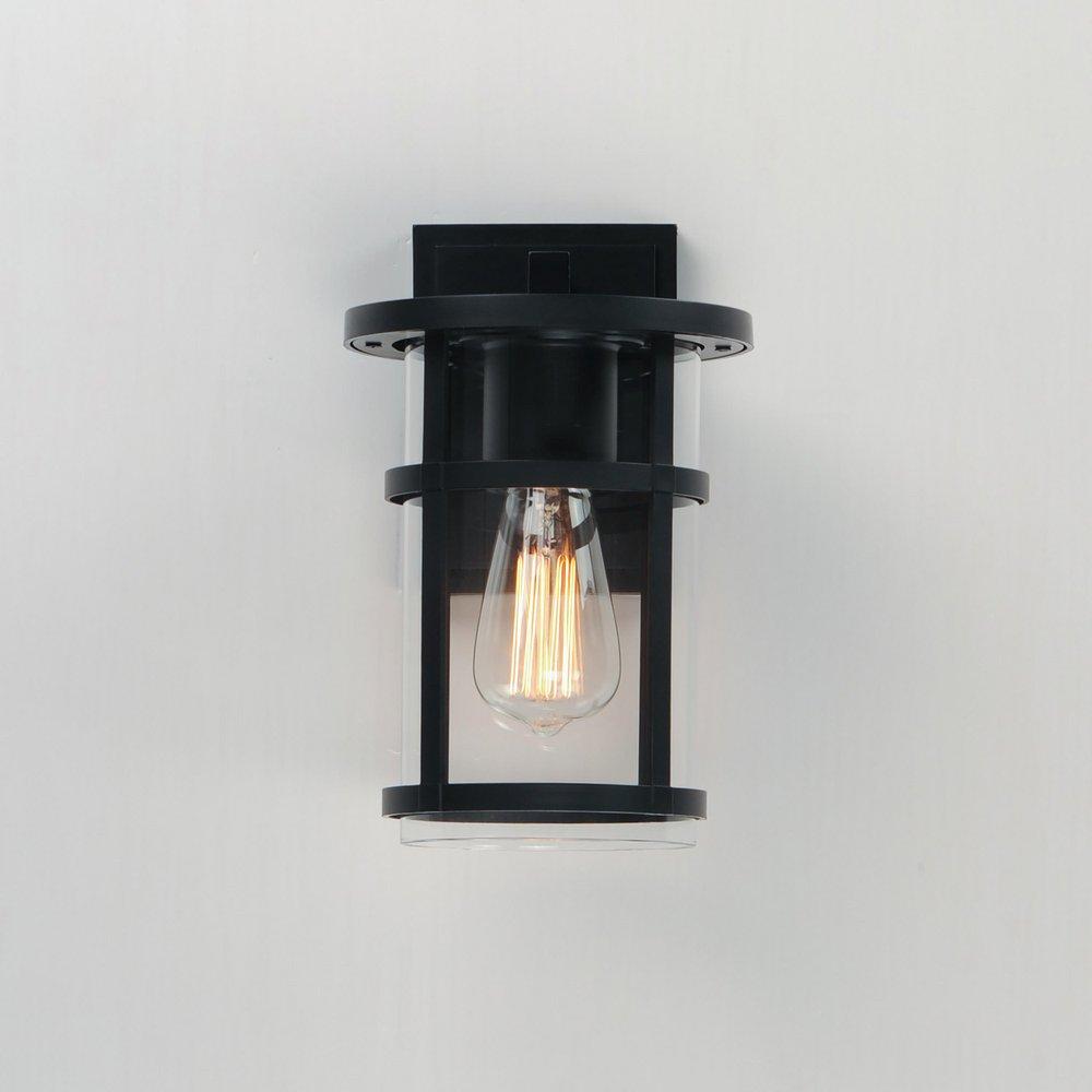 Maxim Lighting&reg; Black 60W 1-Light 11 in. Wall Sconce 