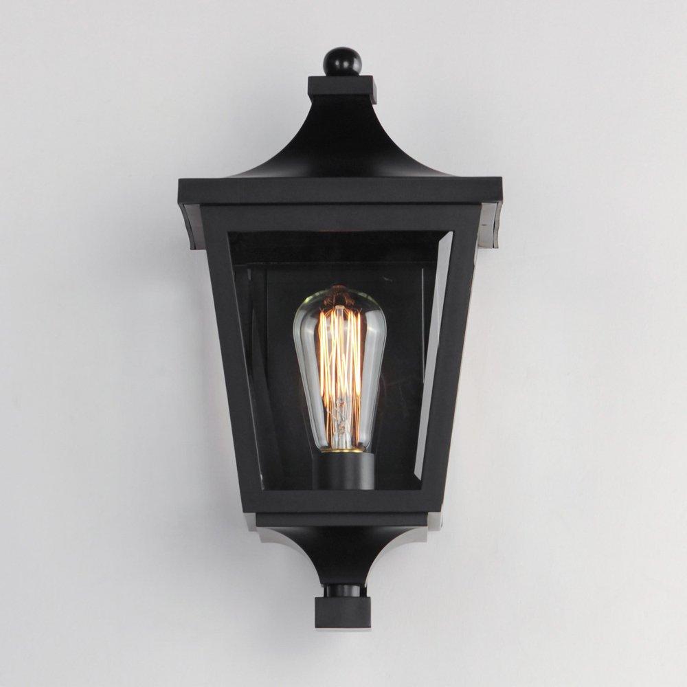 Maxim Lighting&reg; Black 60W 1-Light 14-1/2 in. Outdoor Wall Sconce 