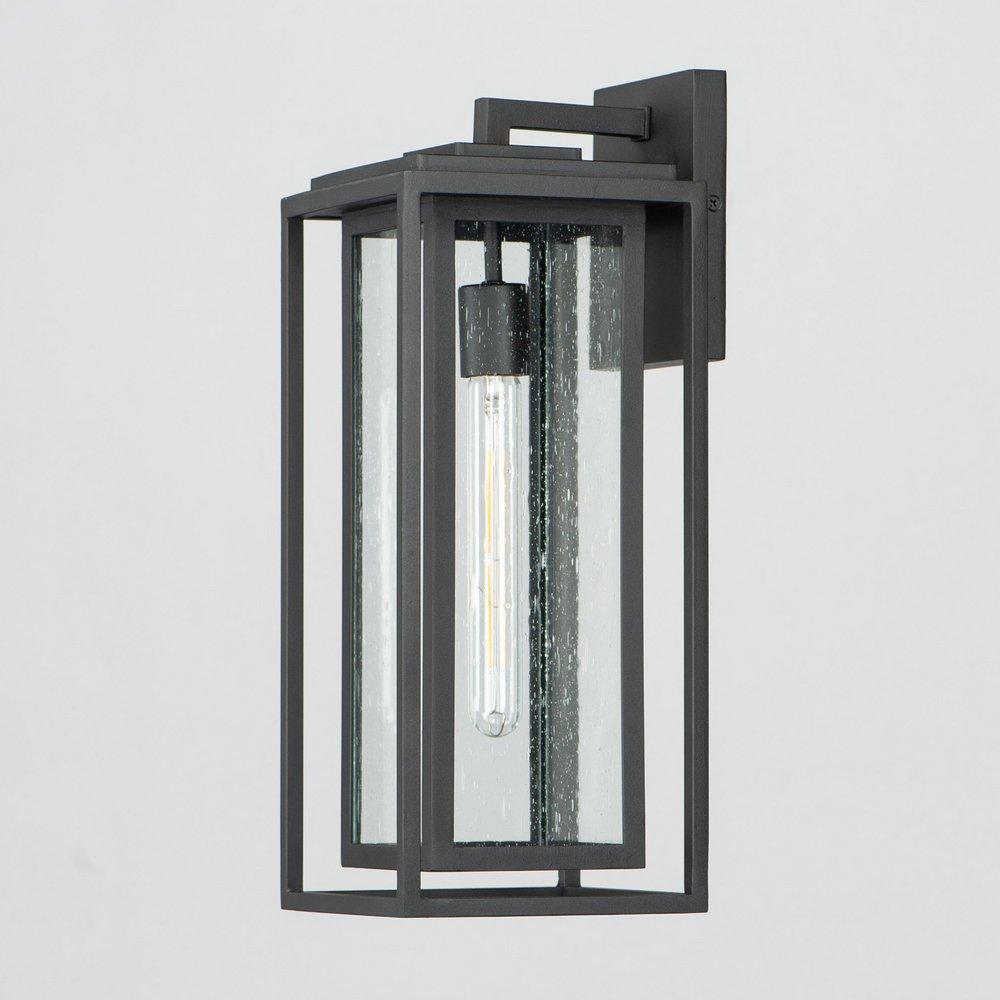 Maxim Lighting&reg; Black 60W 1-Light 18 in. Wall Sconce 