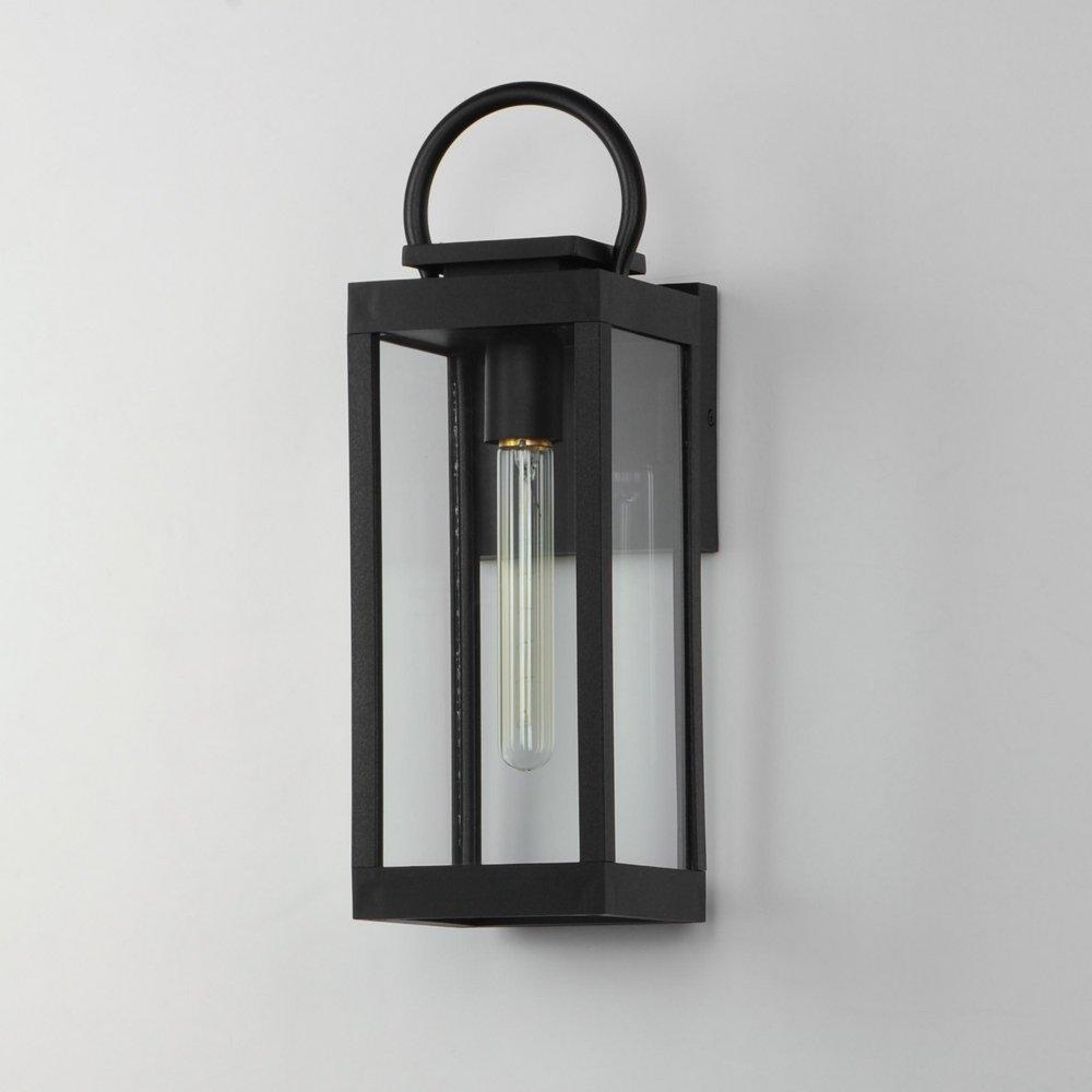Maxim Lighting&reg; Black 60W 1-Light 16 in. Wall Sconce 