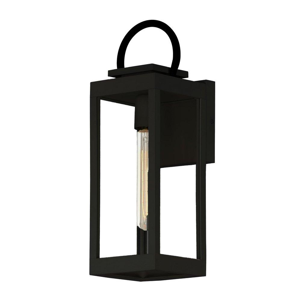 Maxim Lighting&reg; Black 60W 1-Light 16 in. Wall Sconce 